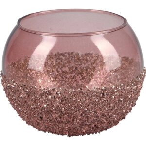 Teelichthalter Blush Bordeaux Glas 7