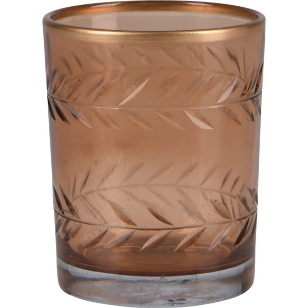 Teelichthalter Desert Flower Glas 9