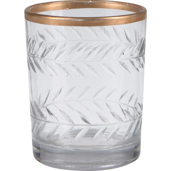 Teelichthalter Desert Flower Glas 9