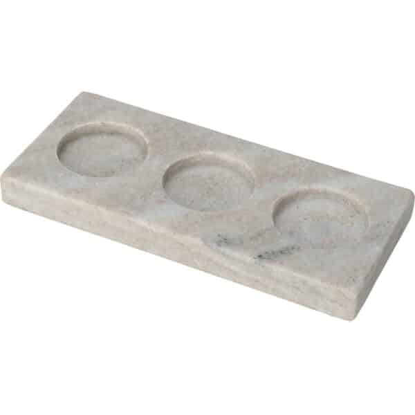 Teelichthalter Mamor 18 cm x 8 cm x 1