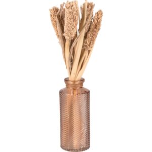 Trockenblumen in Vase Desert Flower 30 cm Hellbraun