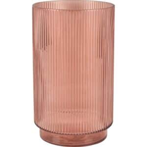Vase Desert Flower Glas 25 cm x Ø 15 cm Braun