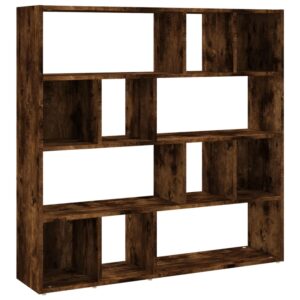 VidaXL Bücherregal/Raumteiler Räuchereiche 105x24x102 cm