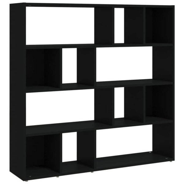 VidaXL Bücherregal/Raumteiler Schwarz 105x24x102 cm