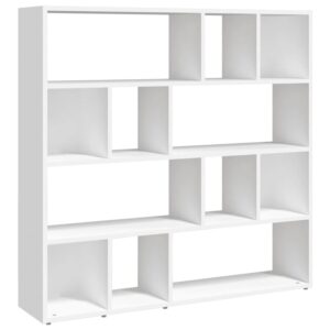 VidaXL Bücherregal/Raumteiler Weiß 105x24x102 cm