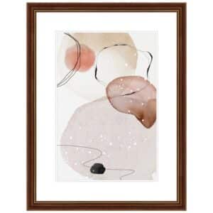 WANDStyle Bilderrahmen H182 aus Massivholz in Braun 10 x 10 cm im Stil Antik