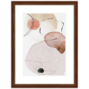 WANDStyle Bilderrahmen H182 aus Massivholz in Braun 10 x 15 cm im Stil Antik