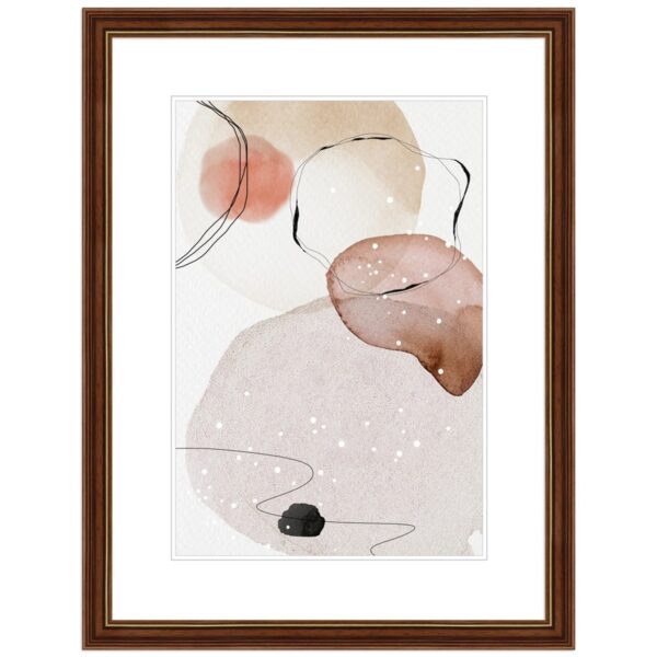 WANDStyle Bilderrahmen H182 aus Massivholz in Braun 13 x 18 cm im Stil Antik