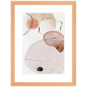 WANDStyle Bilderrahmen H300 aus Massivholz in Apricot 10 x 10 cm im Stil Modern