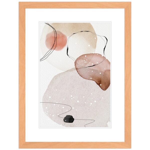 WANDStyle Bilderrahmen H300 aus Massivholz in Apricot 10 x 10 cm im Stil Modern