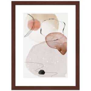 WANDStyle Bilderrahmen H300 aus Massivholz in Braun 10 x 10 cm im Stil Modern