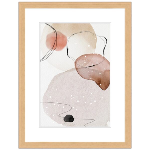 WANDStyle Bilderrahmen H320 aus Massivholz in Natur-Optik 18 x 24 cm im Stil Klassisch