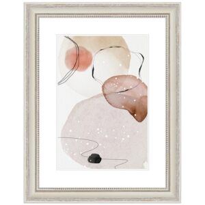 WANDStyle Bilderrahmen H390 aus Massivholz in Creme 10 x 10 cm im Stil Landhaus