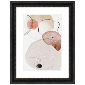 WANDStyle Bilderrahmen H390 aus Massivholz in Schwarz 24 x 30 cm im Stil Landhaus