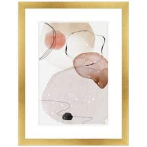 WANDStyle Bilderrahmen H430 aus Massivholz in Gold 10 x 10 cm im Stil Klassisch