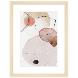 WANDStyle Bilderrahmen H430 aus Massivholz in Natur 10 x 10 cm im Stil Klassisch