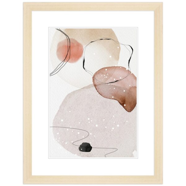 WANDStyle Bilderrahmen H430 aus Massivholz in Natur 30 x 40 cm im Stil Klassisch