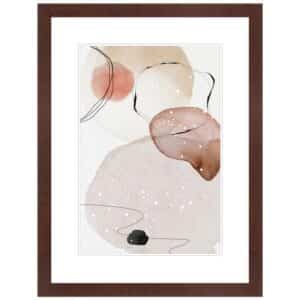 WANDStyle Bilderrahmen H430 aus Massivholz in Nussbaum 18 x 24 cm im Stil Klassisch