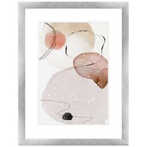 WANDStyle Bilderrahmen H430 aus Massivholz in Silber 18 x 24 cm im Stil Klassisch