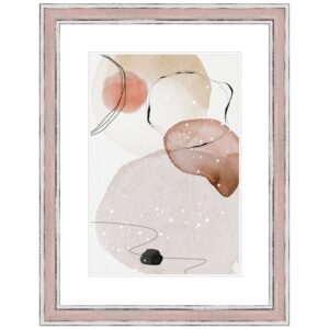WANDStyle Bilderrahmen H460 aus Massivholz in Rosa 10 x 15 cm im Stil Vintage