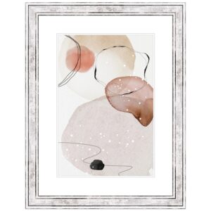 WANDStyle Bilderrahmen H460 aus Massivholz in Silber 30 x 40 cm im Stil Vintage