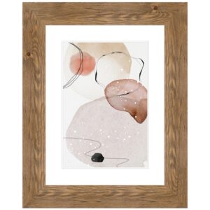 WANDStyle Bilderrahmen H780 aus Massivholz in Eiche-Optik 10 x 10 cm im Stil Modern