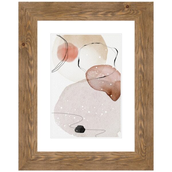 WANDStyle Bilderrahmen H780 aus Massivholz in Eiche-Optik 20 x 20 cm im Stil Modern