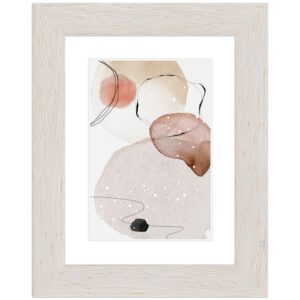 WANDStyle Bilderrahmen H780 aus Massivholz in Weiß 30 x 40 cm im Stil Modern
