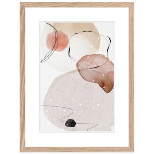 WANDStyle Bilderrahmen H950 aus Massivholz in Eiche-Optik 10 x 10 cm im Stil Modern