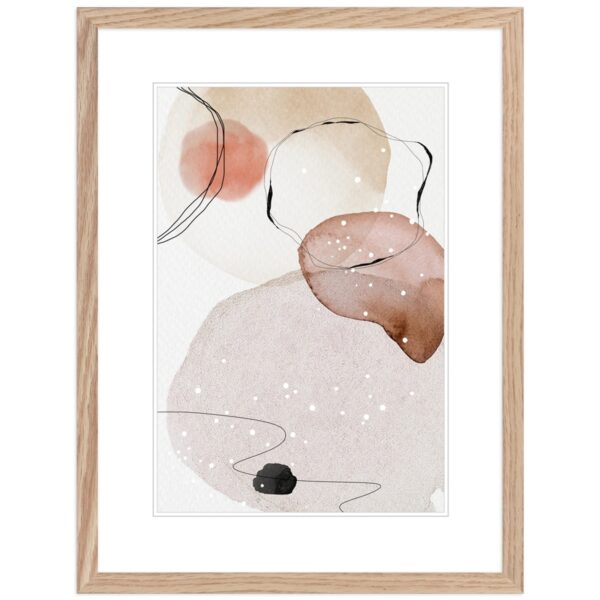 WANDStyle Bilderrahmen H950 aus Massivholz in Eiche-Optik 10 x 15 cm im Stil Modern