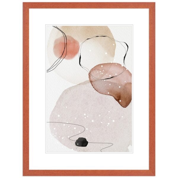 WANDStyle Bilderrahmen H950 aus Massivholz in Kirschbaum-Optik 24 x  30 cm im Stil Modern