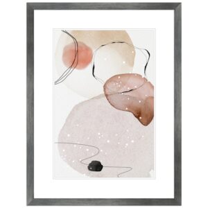 WANDStyle Bilderrahmen H950 aus Massivholz in Metall-Optik 18 x  24 cm im Stil Modern