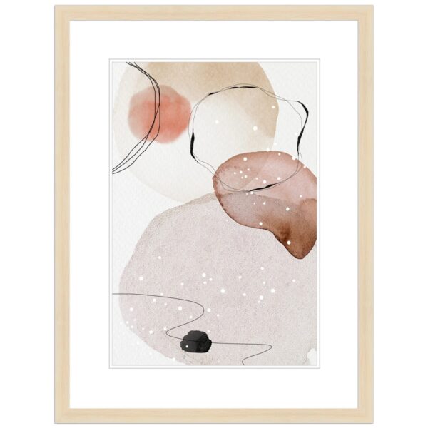 WANDStyle Bilderrahmen H950 aus Massivholz in Natur-Optik 24 x  30 cm im Stil Modern