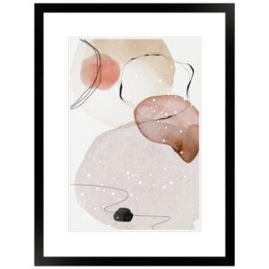 WANDStyle Bilderrahmen H950 aus Massivholz in Schwarz 24 x  30 cm im Stil Modern