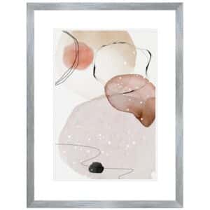 WANDStyle Bilderrahmen H950 aus Massivholz in Silber 10 x 10 cm im Stil Modern