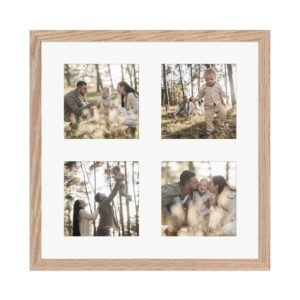 WANDStyle Galerierahmen G950 in Eiche 30 x 30 cm für 4 Bilder im Format 10 x 10 cm