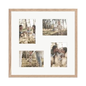 WANDStyle Galerierahmen G950 in Eiche 40 x 40 cm für 4 Bilder im Format 10 x 15 cm
