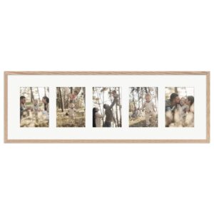WANDStyle Galerierahmen G950 in Eiche-Optik 30 x 90 cm für 5 Bilder im Format 13 x 18 cm