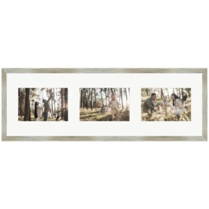WANDStyle Galerierahmen G950 in Gold 20 x 60 cm für 3 Bilder im Format 10 x 15 cm