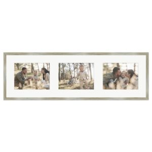 WANDStyle Galerierahmen G950 in Gold 25 x 80 cm für 3 Bilder im Format 15 x 20 cm