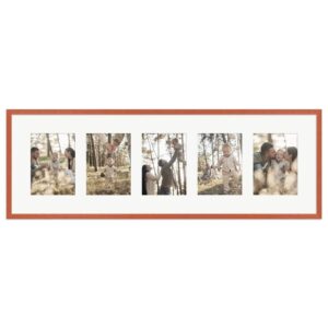 WANDStyle Galerierahmen G950 in Kirschbaum-Optik 30 x 90 cm für 5 Bilder im Format 13 x 18 cm