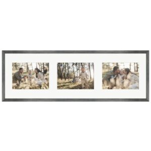 WANDStyle Galerierahmen G950 in Metall 23 x 70 cm für 3 Bilder im Format 13 x 18 cm