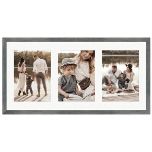 WANDStyle Galerierahmen G950 in Metall 25 x 50 cm für 3 Bilder im Format 13 x 18 cm