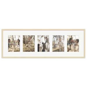 WANDStyle Galerierahmen G950 in Natur 30 x 90 cm für 5 Bilder im Format 13 x 18 cm