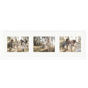 WANDStyle Galerierahmen G950 in Weiß 23 x 70 cm für 3 Bilder im Format 13 x 18 cm