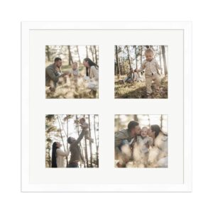 WANDStyle Galerierahmen G950 in Weiß 30 x 30 cm für 4 Bilder im Format 10 x 10 cm
