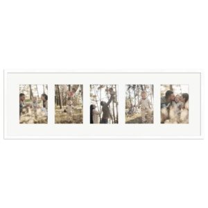WANDStyle Galerierahmen G950 in Weiß 30 x 90 cm für 5 Bilder im Format 13 x 18 cm