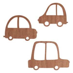 WANDStyle Wanddeko aus Holz Autos 3-teilig 50