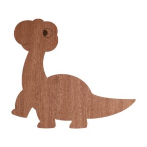 WANDStyle Wanddeko aus Holz Dino Brachiosaurus 45