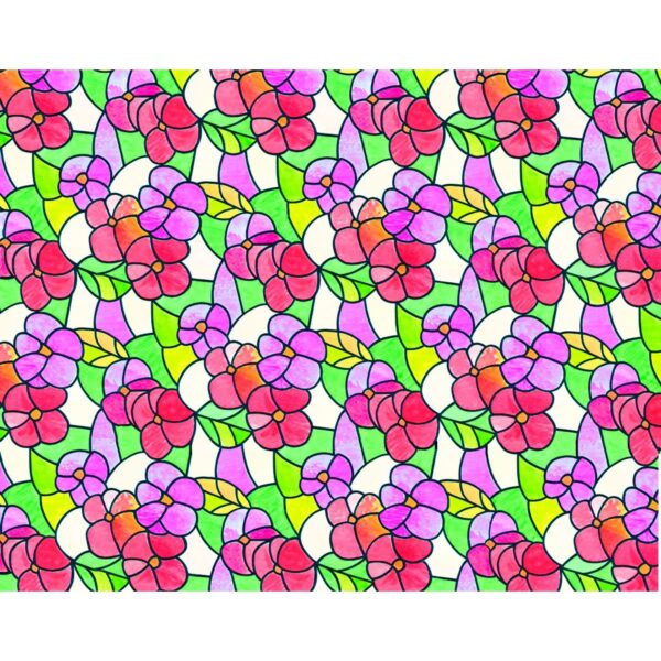 d-c-fix Klebefolie Lisboa Summer Rot-Transparent 45 cm x 150 cm